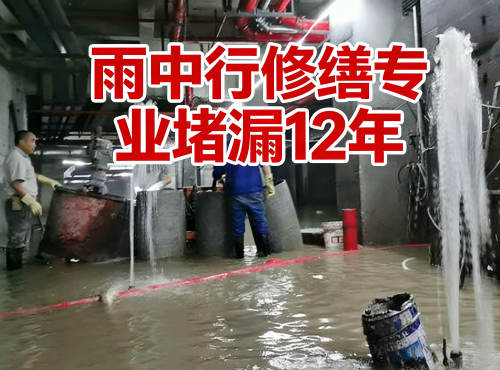 浙江地下室防水堵漏案例